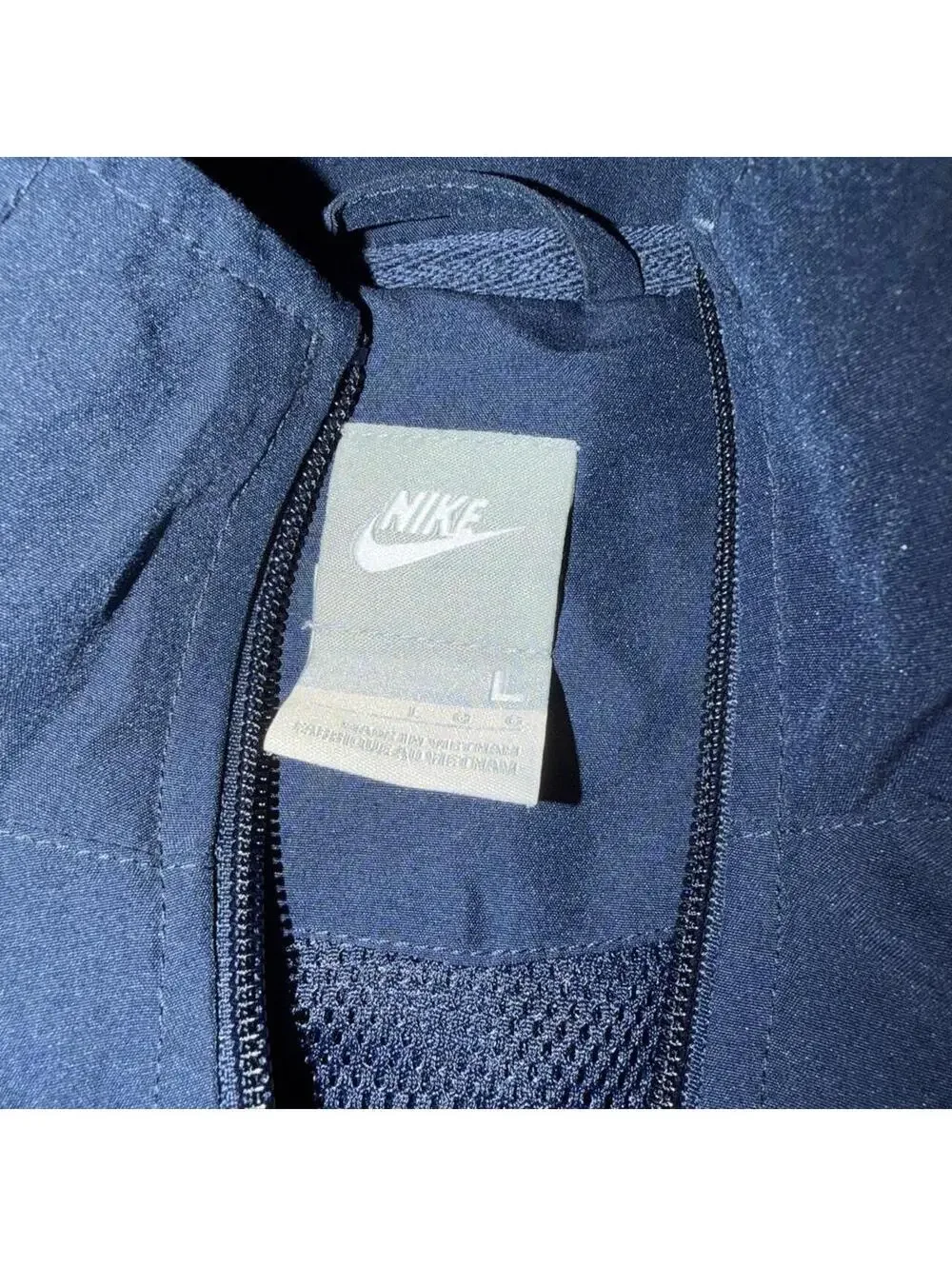 Nike Men's Navy and Blue Jacket